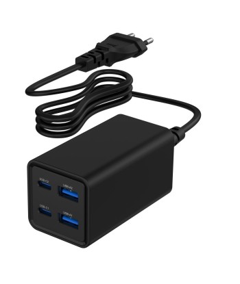 CHARGER USB UNIVERSAL 4P 65W/TA-UC-2A2C-PD65-01-BK GEMBIRD