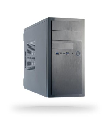 Case CHIEFTEC MiniTower MicroATX Colour Black HT-01B-OP