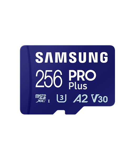 Samsung microSD Card Pro Plus 256 GB, MicroSDXC, Flash memory class 10