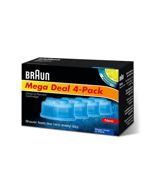 Braun | Refills 4 Pack | Clean and Renew CCR4 3+1 Braun | Refills 4 Pack | Clean and Renew CCR4 3+1