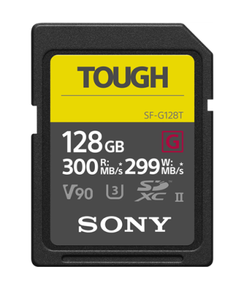 Sony, Tough Memory Card, UHS-II, 128 GB, SDXC, Flash memory class 10