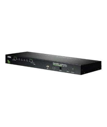 Aten, 8-Port PS/2-USB VGA KVM Switch with Daisy-Chain Port and USB Peripheral Support, CS1708A, Warranty 24 month(s)