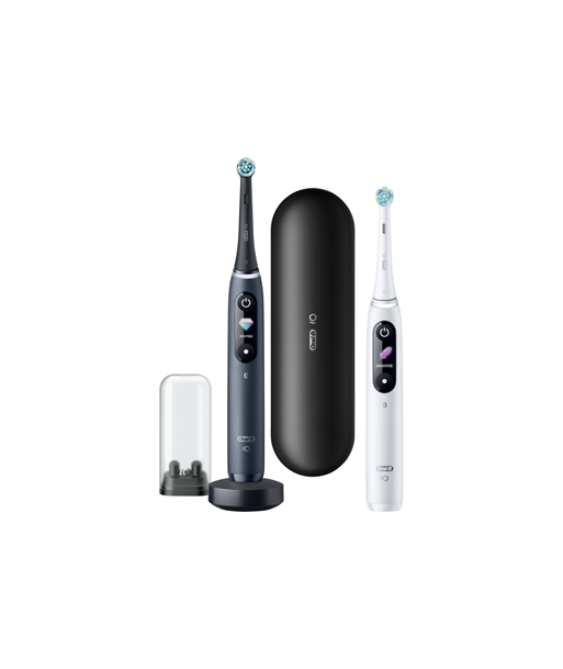 Hambahari Oral-B, iO8 Series Duo, Rechargeable, For adults, Number of brush heads included 2, Number of teeth brushing modes