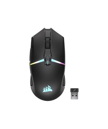 Corsair, Gaming Mouse, NIGHTSABRE RGB, Wireless, Bluetooth, 2.4 GHz, Black