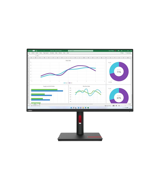 Lenovo, ThinkVision, T32h-30, 31.5", IPS, 16:9, 60 Hz, 4 ms, 2560 x 1440 pixels, 350 cd/m², HDMI ports quantity 1x HDMI 2.1