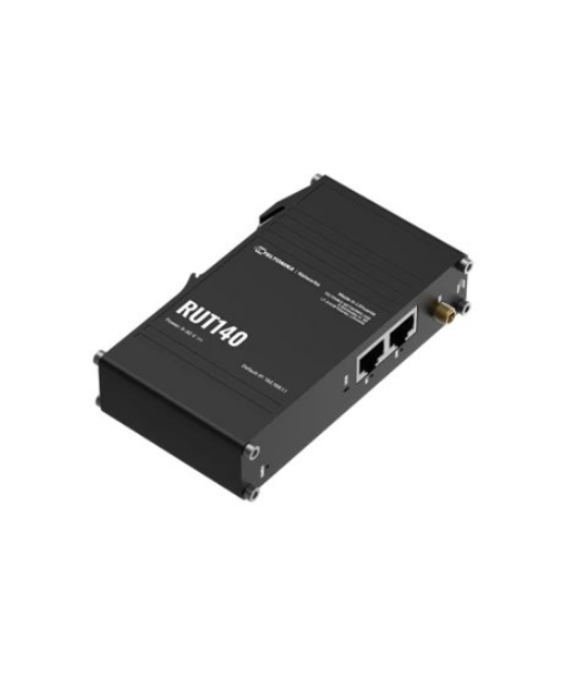 Ethernet Router, RUT140, 802.11n, 10/100 Mbit/s, Ethernet LAN (RJ-45) ports 1, Mesh Support Yes, MU-MiMO No, No mobile