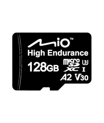 Mio High-Endurance, 128 GB, MicroSD, Flash memory class UHS-I