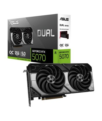 Graphics Card ASUS NVIDIA GeForce RTX 5070 12 GB GDDR7 192 bit PCIE 5.0 16x Dual Slot Fansink 1xHDMI 3xDisplayPort