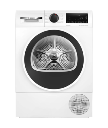 Kuivati Bosch with Heat Pump, WQG2450ISN, Energy efficiency class A++, Front loading, 9 kg, LCD, Depth 61.3 cm, White