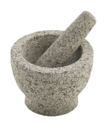 Granite spice mortar AXENTIA, 15 x 11 cm
