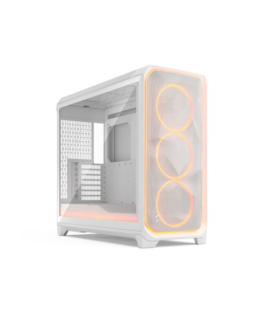 Fractal Design Meshify 3 XL, Ambience Pro RGB White TG Clear Tint, ATX, Power supply included No Fractal Design Meshify 3 XL, Ambience Pro RGB White TG Clear Tint, ATX, Power supply included No