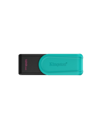 Kingston USB Flash Drive, DataTraveler Exodia S, 128 GB, USB 3.2 Gen 1, Black/Turquoise