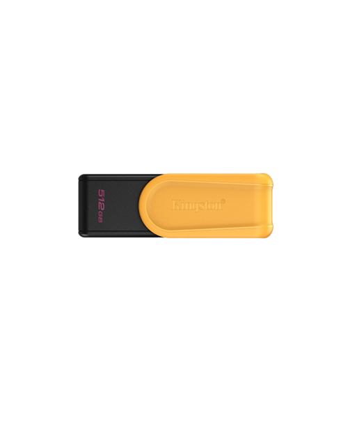 Kingston USB Flash Drive, DataTraveler Exodia S, 512 GB, USB 3.2 Gen 1, Black/Yellow