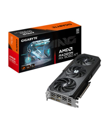 Gigabyte Radeon RX 9060 XT GAMING OC 16G, AMD, 16 GB, Radeon RX 9060 XT, GDDR6, HDMI ports quantity 1, PCI-E 5.0
