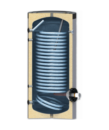Sunsystem SWPN200 | Enameled Water Heater 200L with Heat Exchanger 1.9 m