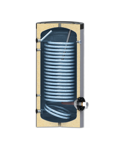Sunsystem SWPN200 | Enameled Water Heater 200L with Heat Exchanger 1.9 m