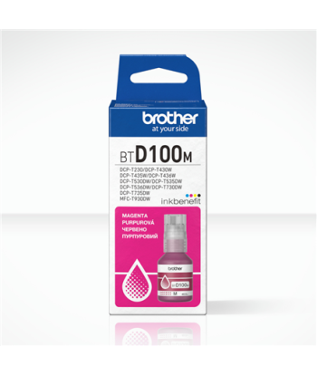 Brother BTD100M Genuine Magenta Ink Bottle