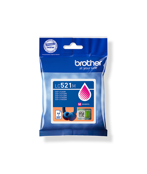 Brother LC521M Magenta Inkjet Cartridge Brother LC521M Magenta Inkjet Cartridge