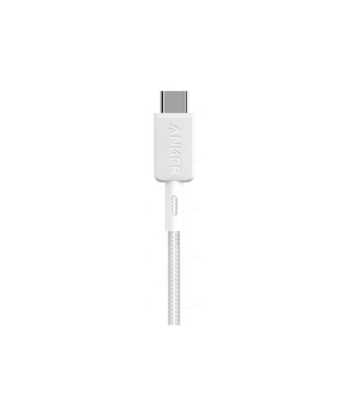 Anker 322 Nylon Cable, White | A81H6G21 | USB-A to USB-C