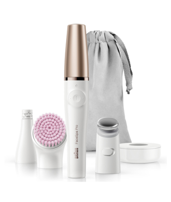 Braun with accessories, SE912 FaceSpa Pro, Number of power levels 1, Wet & Dry, White