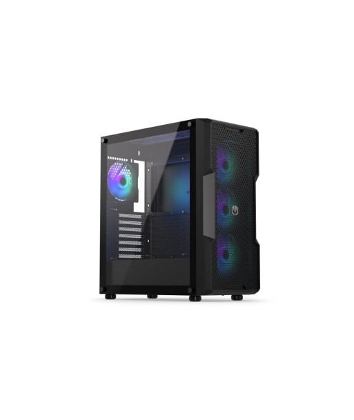 Case ENDORFY Regnum 400 ARGB MidiTower Case product features Transparent panel Not included ATX MicroATX MiniITX Colour Black Case ENDORFY Regnum 400 ARGB MidiTower Case product features Transparent panel Not included ATX MicroATX MiniITX Colour Black