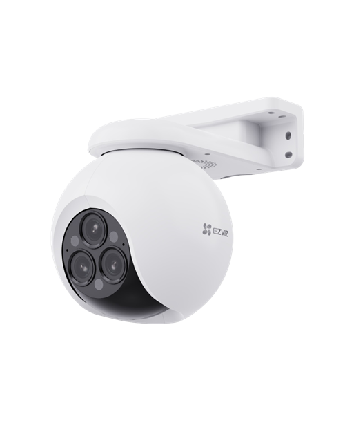 EZVIZ, Smart Home Wi-Fi Camera, CS-H80f, 4 MP+4 MP+4 MP, 2.8-12mm/F1.6, IP67, H.265/H.264, Micro SD, Max. 512 GB
