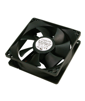 Logilink, FAN103, Black, Case fan