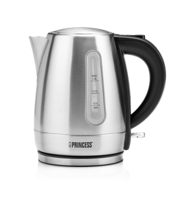 Princess Kettle, 236023, Electric, 2200 W, 1 L, Stainless Steel, 360° rotational base, Silver