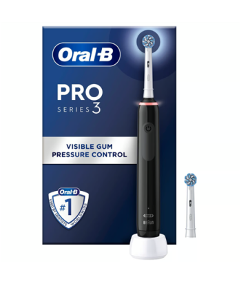 Hambahari Oral-B, Pro 3 Sensitive Clean & Care, Rechargeable, For adults, Number of brush heads included 2, Number of teeth