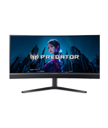 Acer Predator X34 V3bmiiphuzx Series, 34", VA, 21:9, 180 Hz, 1 ms, 3440 x 1440 pixels, 600 cd/m², HDMI ports quantity 2, Black