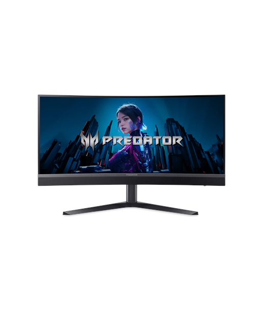 Acer Predator X34 V3bmiiphuzx Series, 34", VA, 21:9, 180 Hz, 1 ms, 3440 x 1440 pixels, 600 cd/m², HDMI ports quantity 2, Black