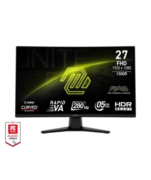 LCD Monitor MSI MAG 274CXF 27" Gaming/Curved Tilt Matte Panel VA 1920x1080 16:9 280 Hz 0.5 ms Colour Black MAG274CXF