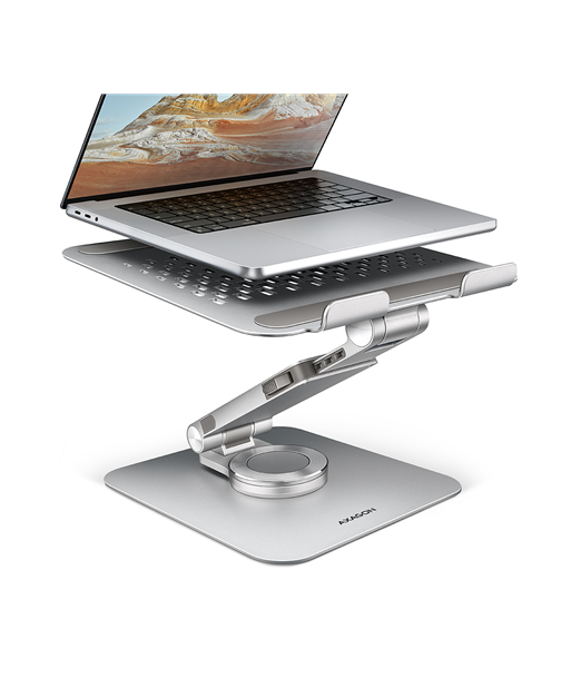 AXAGON STND-LR ROTATING ALUMINUM stand for 10" - 17" laptops, adjustable height & angle | AXAGON