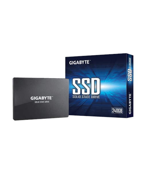 Gigabyte, GP-GSTFS31240GNTD, 240 GB, SSD form factor 2.5-inch, Solid-state drive interface SATA, Read speed 500 MB/s, Write