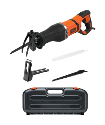 BLACK & DECKER, Reciprocating Saw with Kit Box, BES301K-QS, 750 W