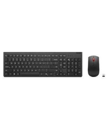 Клавиатура Lenovo Essential, and Mouse Combo, Wireless, Russian/Cyrillic, Black, 2.4 GHz
