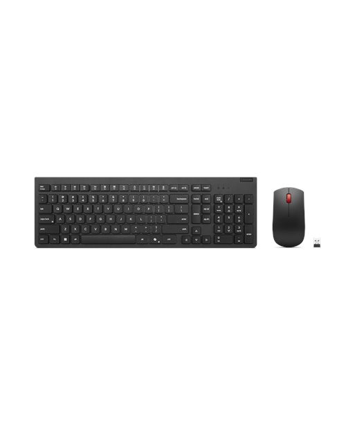 Клавиатура Lenovo Essential, and Mouse Combo, Wireless, Russian/Cyrillic, Black, 2.4 GHz Клавиатура Lenovo Essential, and Mouse Combo, Wireless, Russian/Cyrillic, Black, 2.4 GHz
