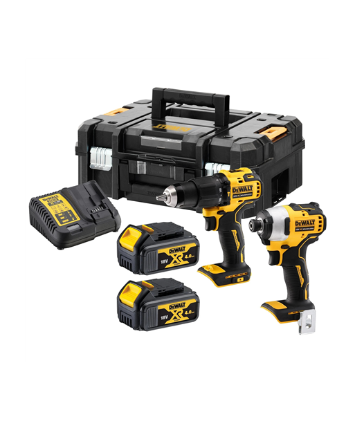 DEWALT | 18V XR Brushless Twin Kit - 2 X 4Ah | DCK2062M2T-QW DEWALT | 18V XR Brushless Twin Kit - 2 X 4Ah | DCK2062M2T-QW