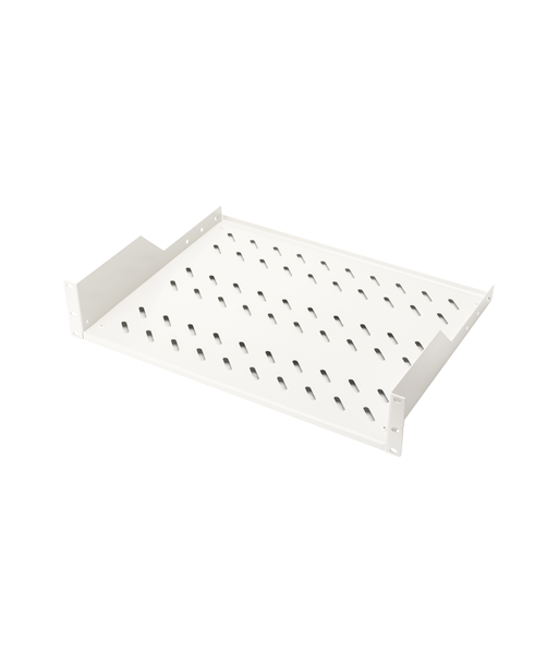 Digitus, Fixed Shelf for Racks, DN-97610, White, Perfect for storage of components which are not 483 mm (19”) suitable, Slim