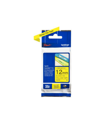 Kleepkirjalint Brother, TZe-631, Black on Yellow, TZe, 8 m, 1.2 cm