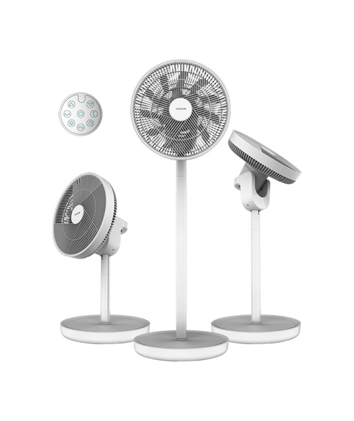Cecotec EnergySilence 2600 Sunflower Portable, Stand Fan, Diameter 33 cm, Number of speeds 12, Oscillation, 22 W, Remote