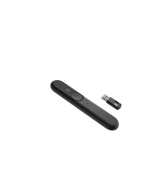 Lenovo | Laser Rechargeable Presentation Remote | Black Lenovo | Laser Rechargeable Presentation Remote | Black