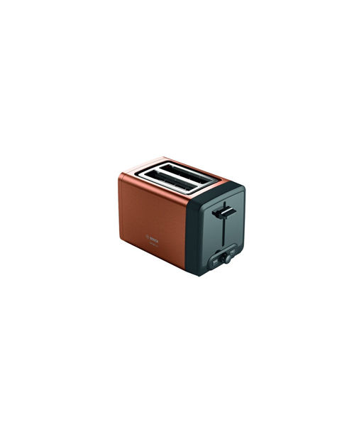 Bosch, DesignLine Toaster, TAT4P429, Power 970 W, Number of slots 2, Housing material Stainless Steel, Copper/Black