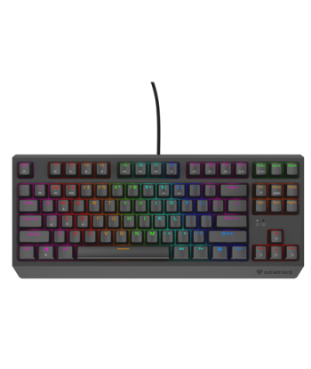 Механическая игровая клавиатура Genesis THOR 230, Wired, US, Black, USB Type-A, Outemu Red