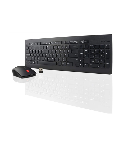 Lenovo, Wireless Combo Keyboard & Mouse, 510, Black, Keyboard and Mouse Combo, 2.4 GHz Wireless via Nano USB, Batteries