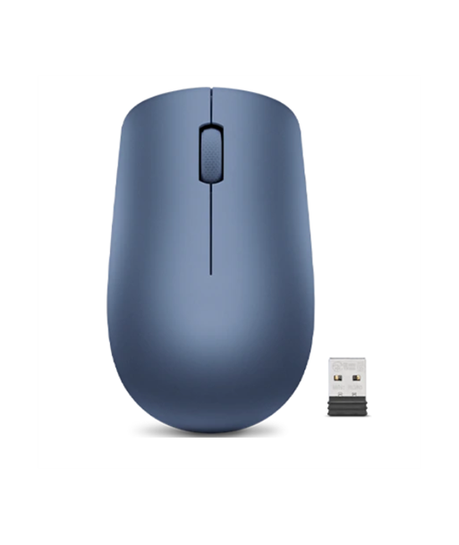 Оптическая мышь Lenovo, Wireless Mouse, 530, 2.4 GHz Wireless via Nano USB, Abyss Blue, 1 year(s)