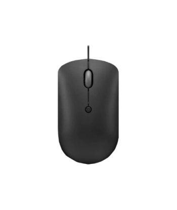 Lenovo, Compact Mouse, 400, Wired, USB-C, Raven black