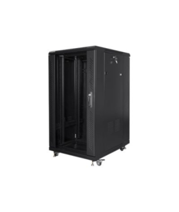 Lanberg, Rack cabinet 19" free-standing 22U/600x800 (flat pack), FF01-6822-12B, Black