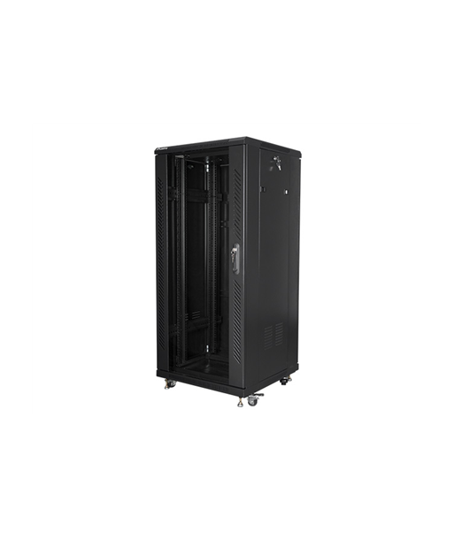 Lanberg, Rack cabinet 19" free-standing 27U/600x600 (flat pack), FF01-6627-12B, Black Lanberg, Rack cabinet 19" free-standing 27U/600x600 (flat pack), FF01-6627-12B, Black