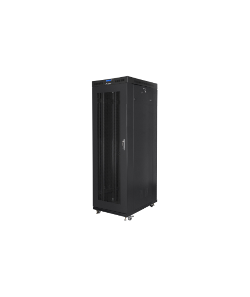 Lanberg, Rack cabinet 19" free-standing 37U/800x1000 (flat pack) with glass door lCD V2, FF01-8037-23BL, Black
